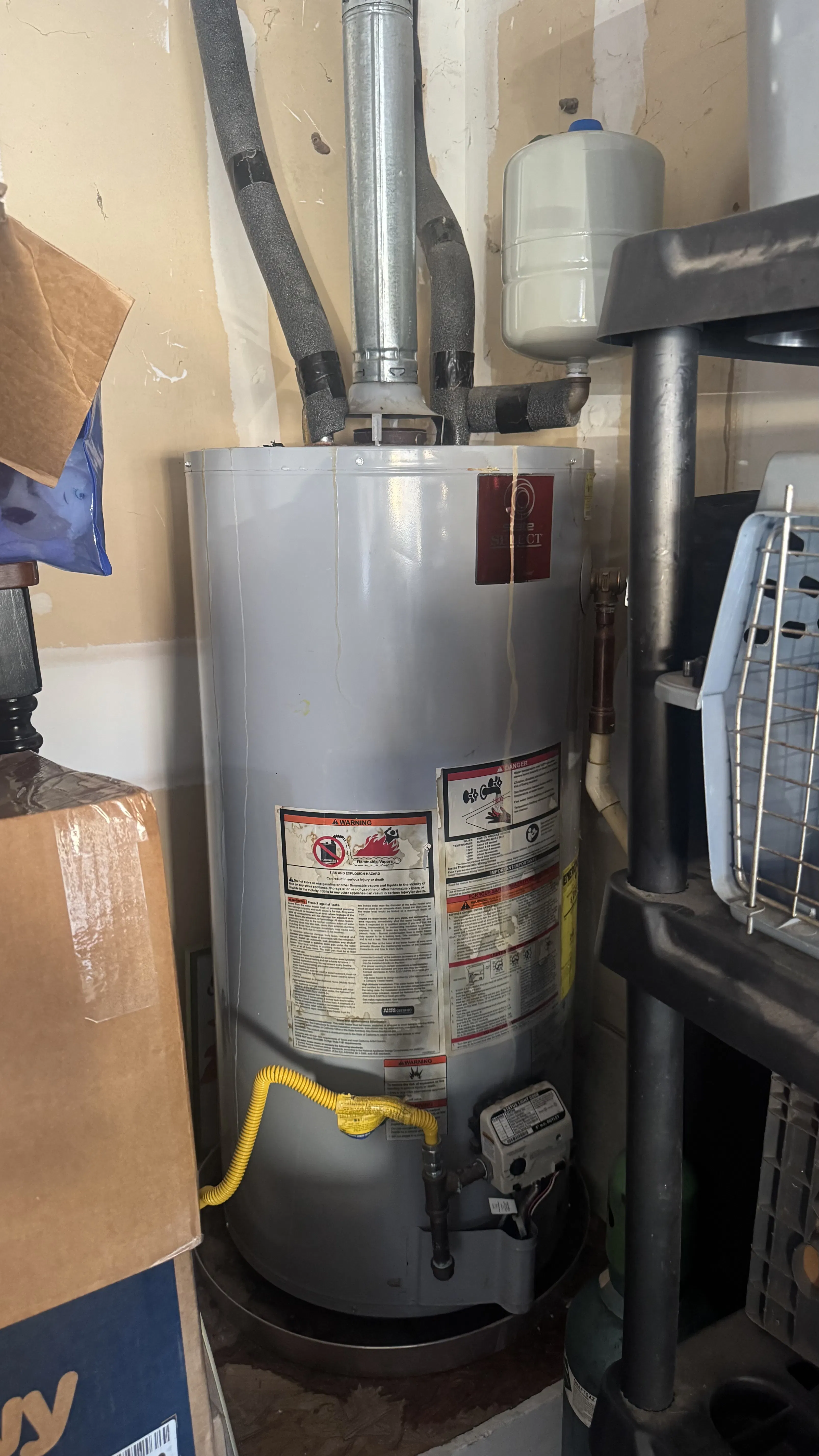 Project Leaking Water Line Repaired and Aging Water Heater Replaced image
