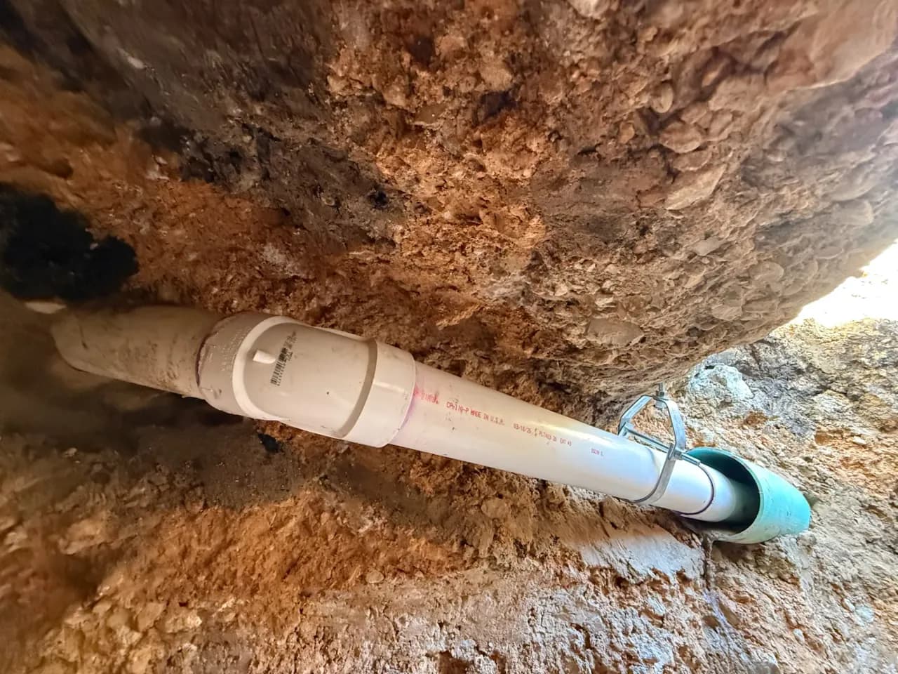 Main Line Backup and Underground Sewer Repair in New Braunfels