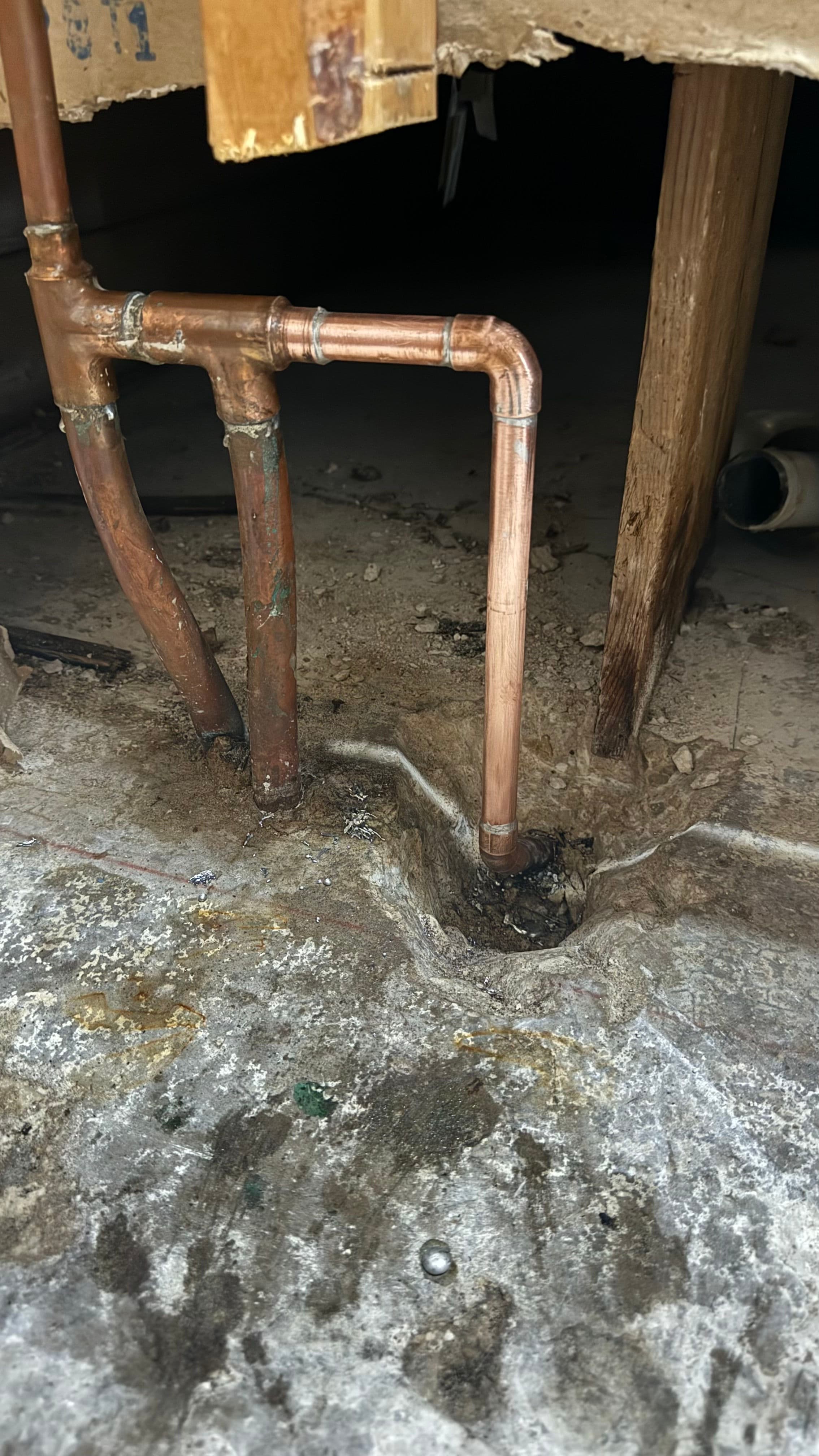 Project Hidden Nail Puncture Took Out a Copper Waterline - Here's the Fix image